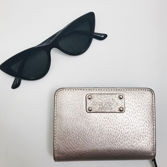 kate spade Handbags - Kate Spade Gold Wallet🎀